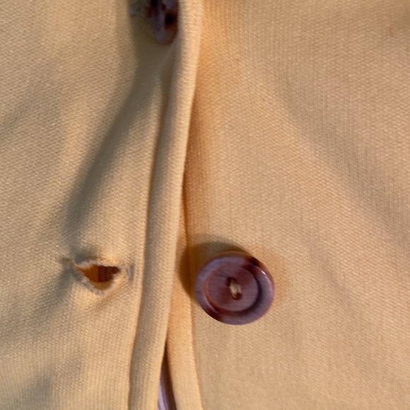 Vintage 1990s Yellow Long-Sleeved Dress - Picture 3 of 6